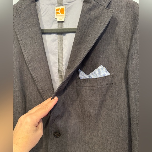 Boss Orange Gray Sport Jacket Size 40R - Picture 3 of 11